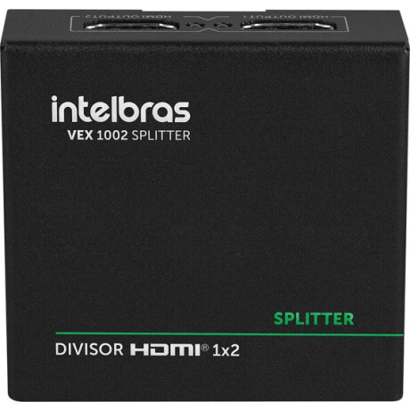 Splitter HDMI 2 Puertos 4K / VEX 1002 - INTELBRAS Splitter Hdmi 2 Puertos 4k / Vex 1002 - Intelbras
