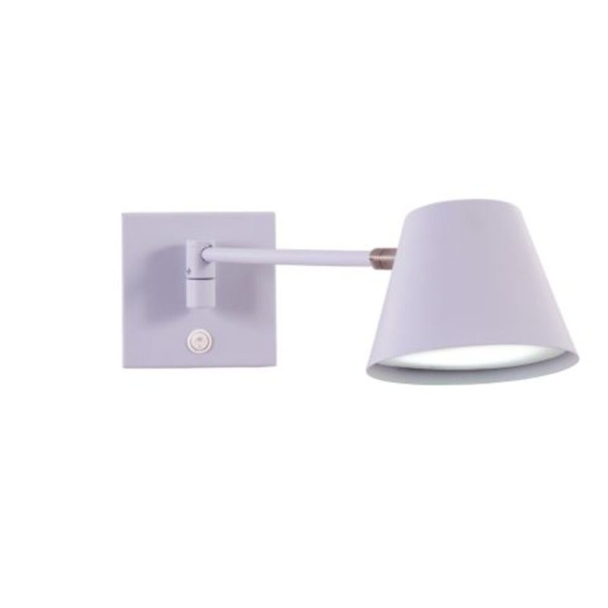 APLIQUE CÓNICO ORIENTABLE C/INTERRUPTOR 1L GU10 BLANCO 
