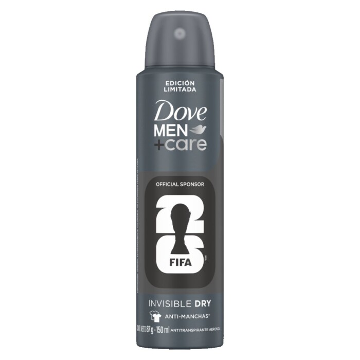 DOVE MEN AER AP INV DR FIFA X 150ML única