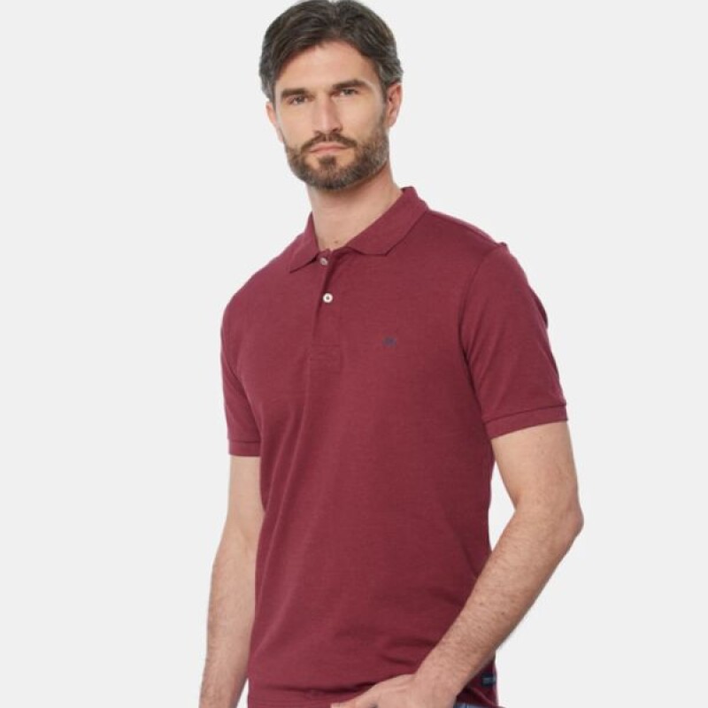 Remera Hombre Polo Legacy Bordo
