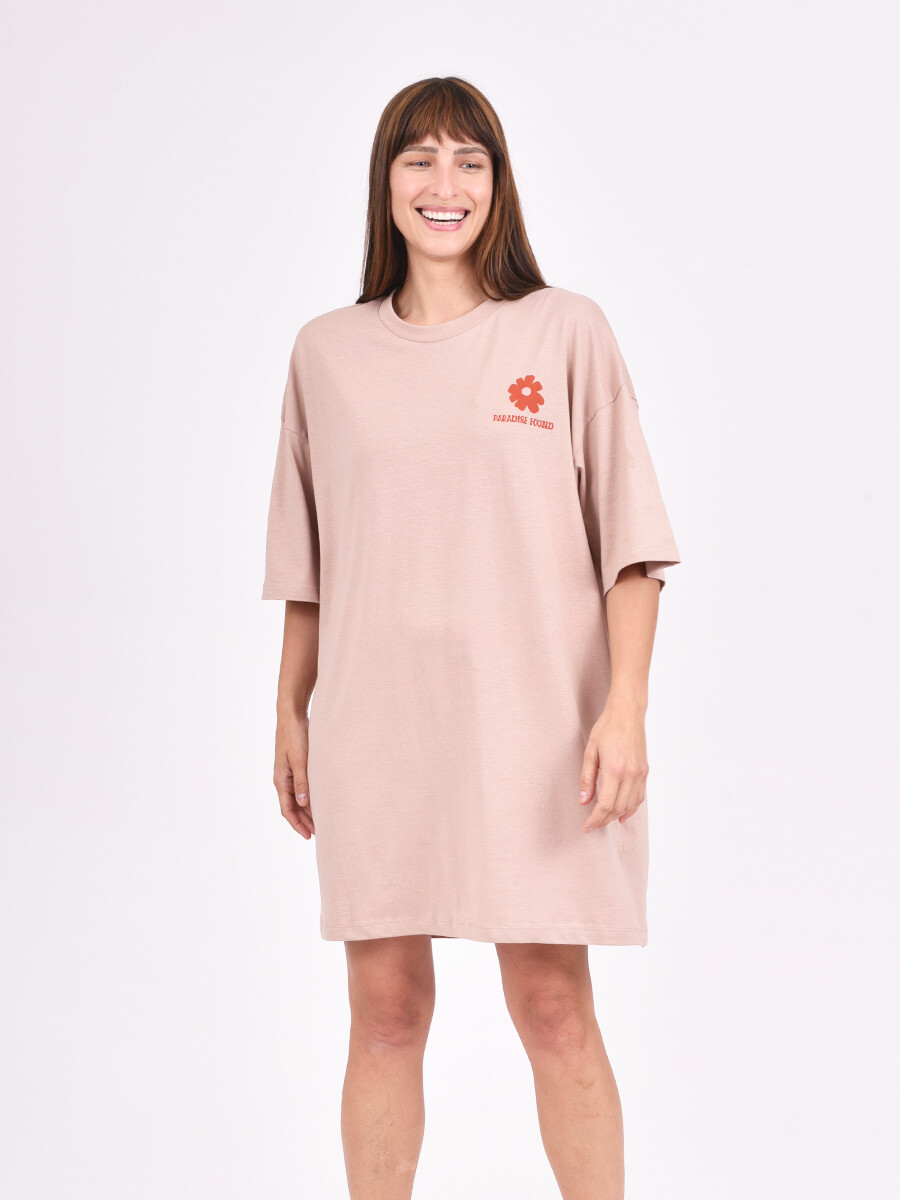 REMERA GREGA - TAUPE 