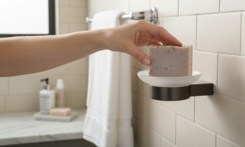 Jabonera para pared A035 08 45 2 grafito Jabonera Para Pared A035 08 45 2 Grafito