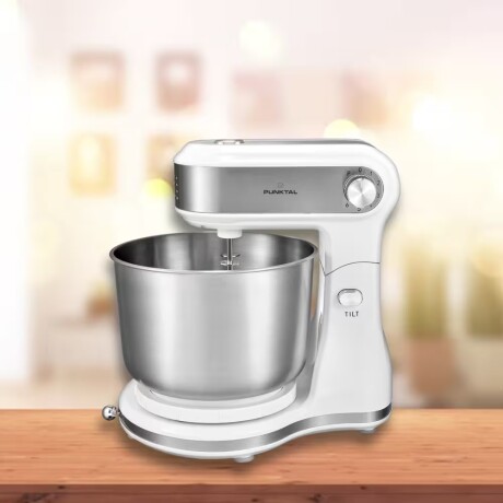Batidora con Bowl Giratorio Punktal PK-7050 LX 300W 3.5L BLANCO