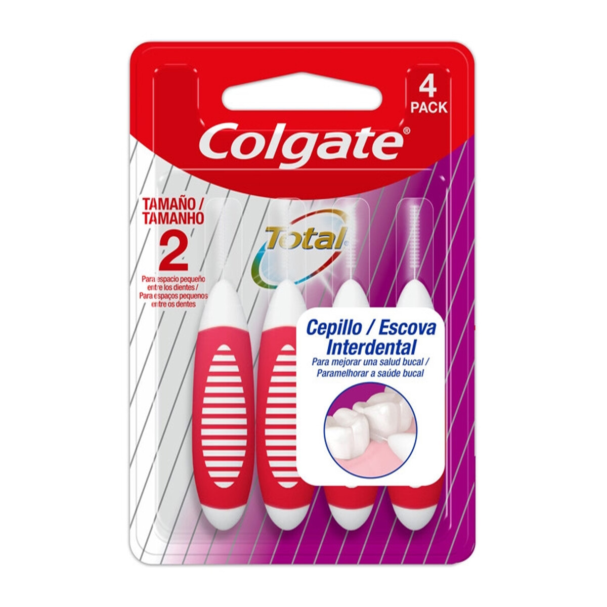 Colgate Interdental Cepillo 2mm - 4Un 