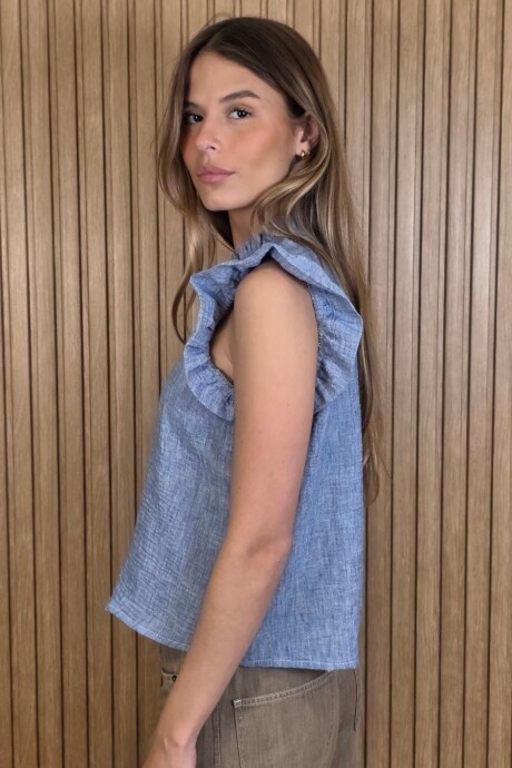Musculosa Mojito Azul Melange