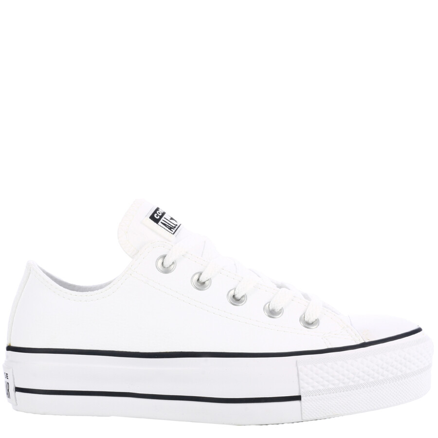 Championes Unisex Converse Plataforma Chuck Taylor Lift Blanco - Negro