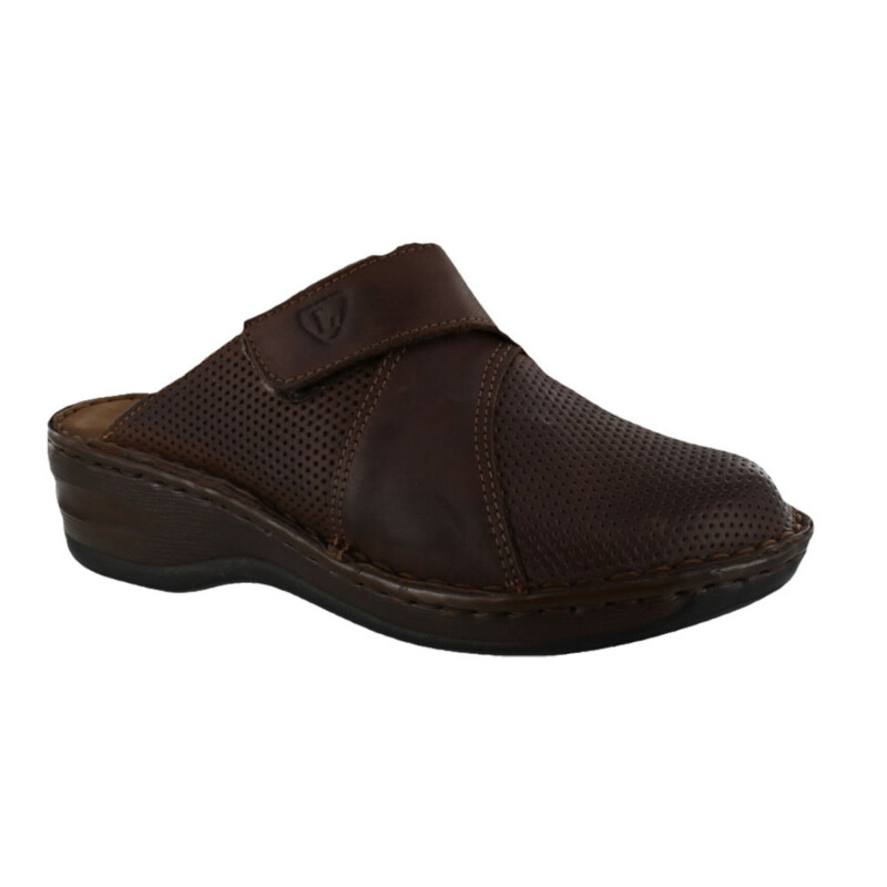 Zuecos de Mujer Lombardino Lexus Dama Marrón (Nobuk)