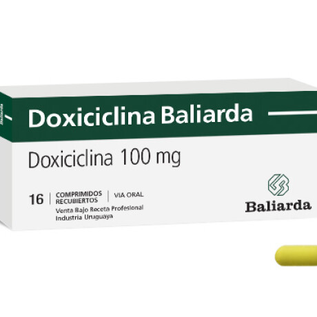 Doxiciclina 100mg 16 Comprimidos Doxiciclina 100mg 16 Comprimidos