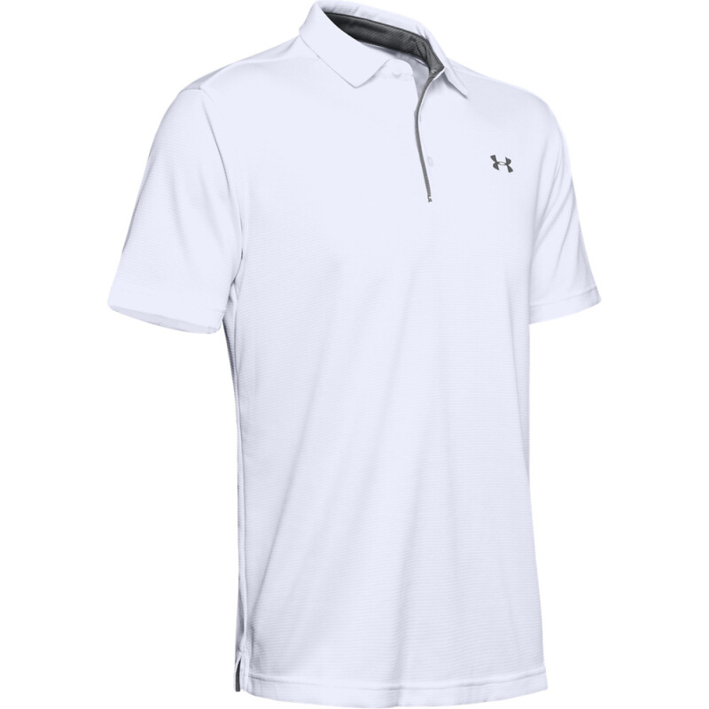Tech Polo-RED WHT-100