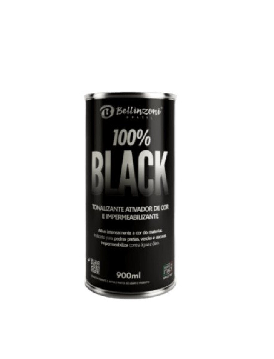 100% Black Tonalizante Activador de Color Impermeabilizador 900ml Bellinzoni 