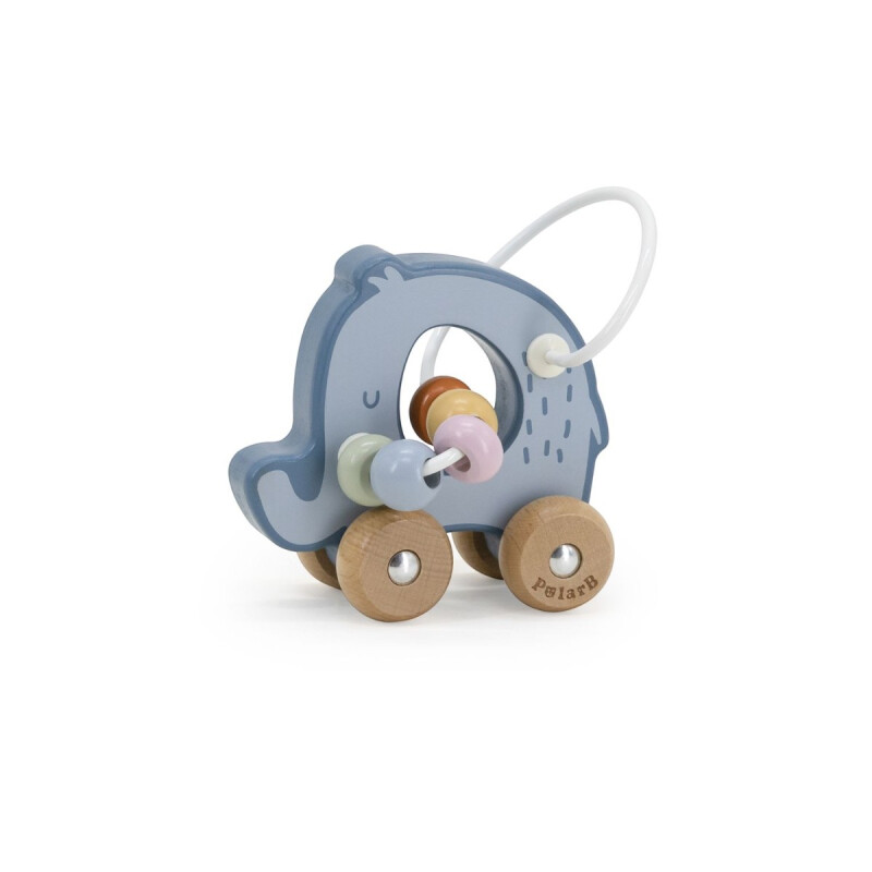 Juguete de Madera Elefante Arrastre Polar B Juguete de Madera Elefante Arrastre Polar B