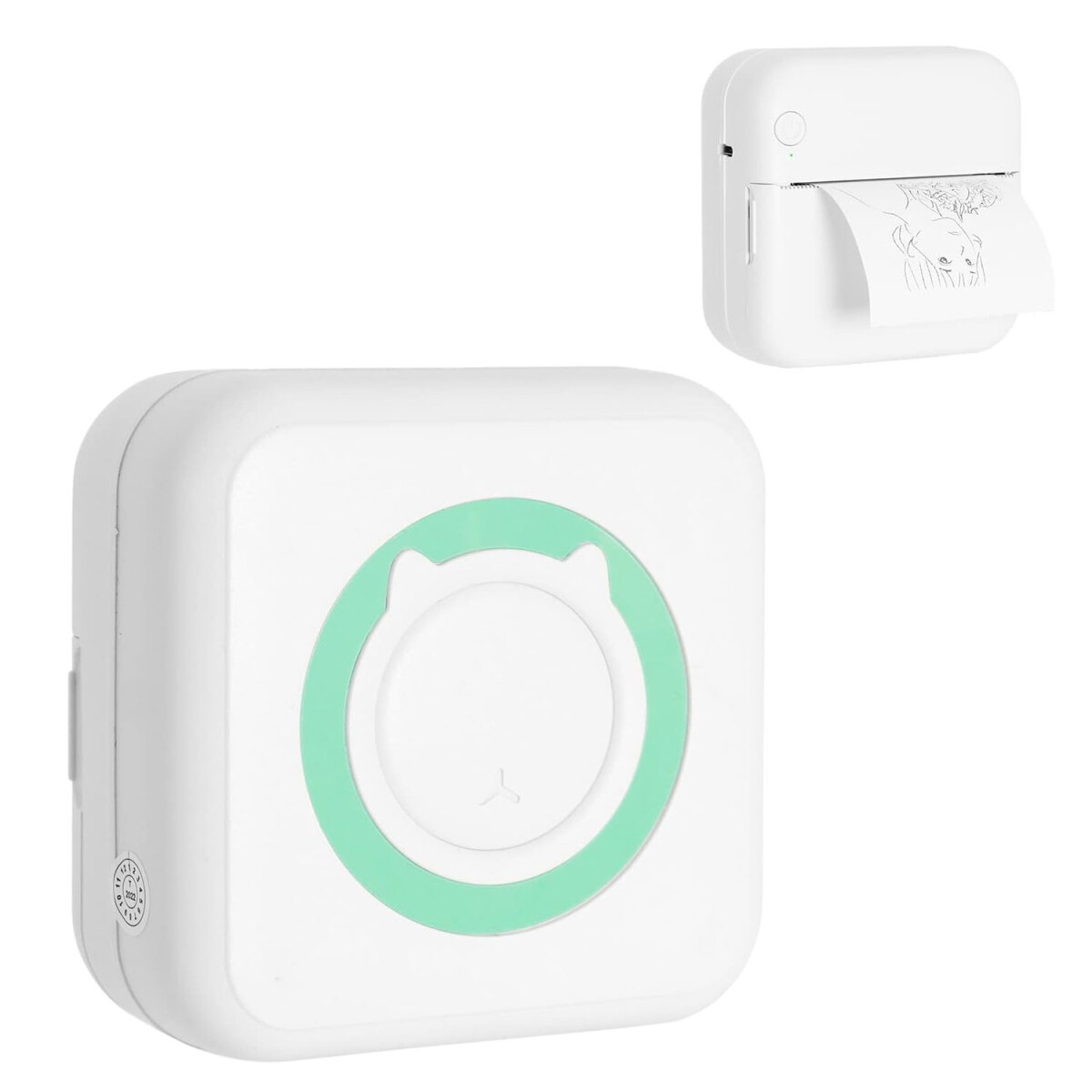 Impresora Instantanea Portatil Bluetooth Termica Infantil - Variante Color Verde 