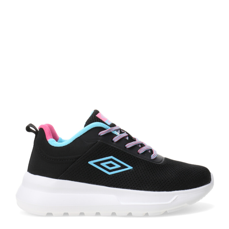 Championes de Niños Umbro Basam Junior Negro - Celeste