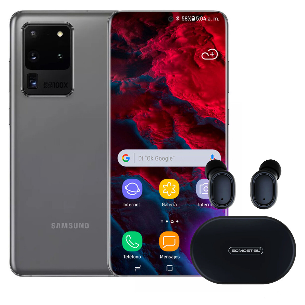 Samsung Galaxy S20 Ultra 12/128 Gb 5g + Regalo - PK SAMSUNG S20 ULTRA 12/128 GRIS + REGAL 