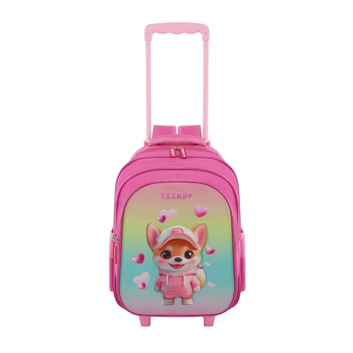 MOCHILA CARRO TRENDY DOG 3D FUCSIA 