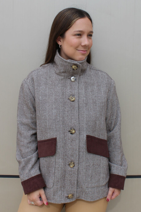 Campera gales Espiga chocolate