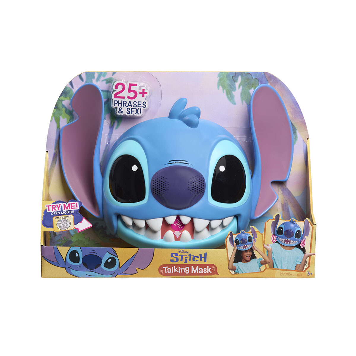 Máscara Parlante Stitch Con Sonido Just Play 