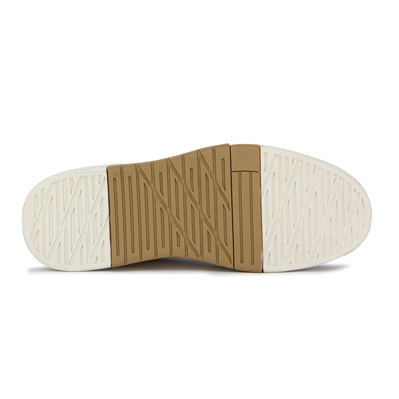 Country Calzado Casual Hombre Acordonado - Blanco/marron Blanco-marron