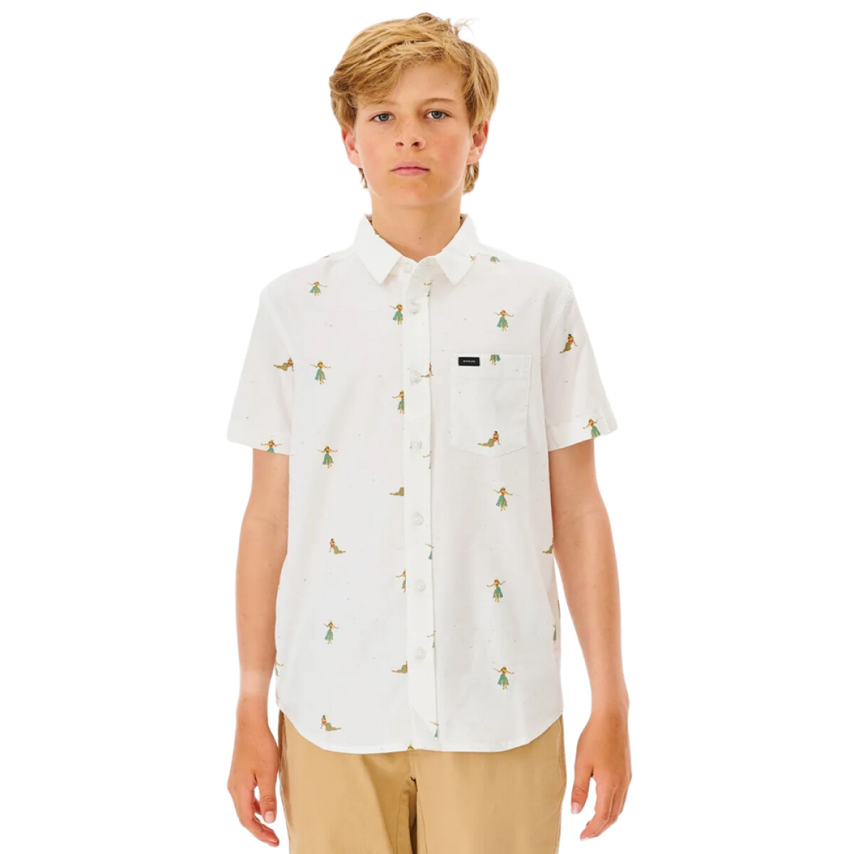 Camisa de niño Rip Curl Hula Breach - Blanco 