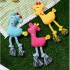Peluche Mascota Jirafa Sonido Perros Gatos Cuerda Resistente Color Variante Rosado