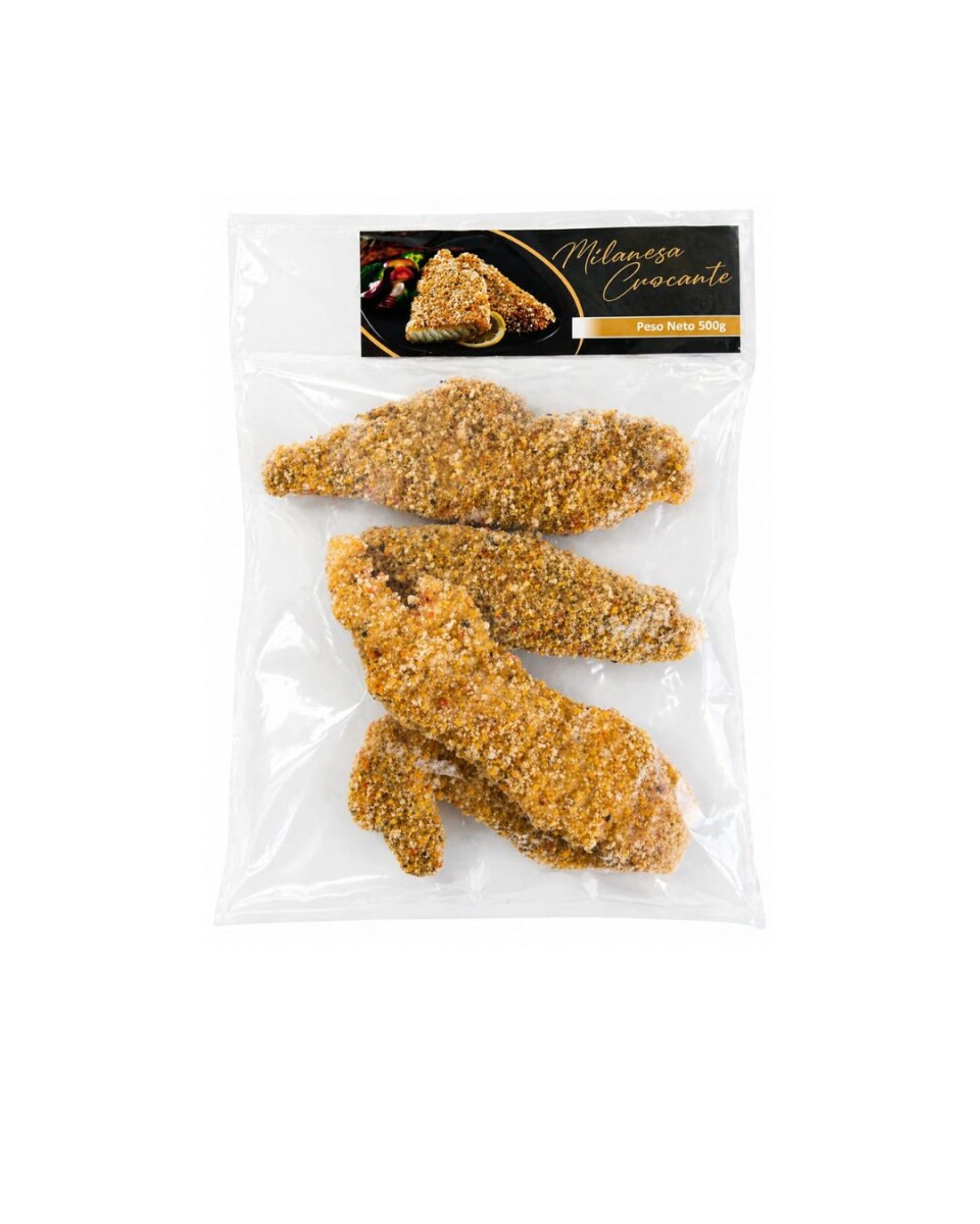 MILANESA DE MERLUZA CROCANTE 500G 