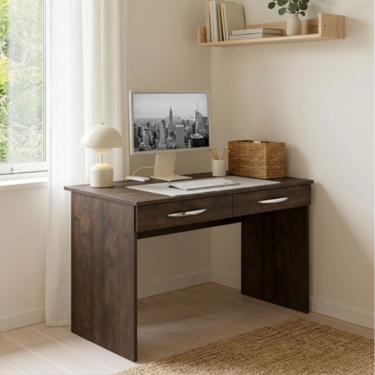 Escritorio 1 cajon - Rustico 