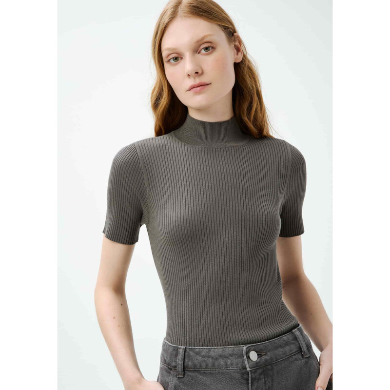 BLUSA FEM CENIZA