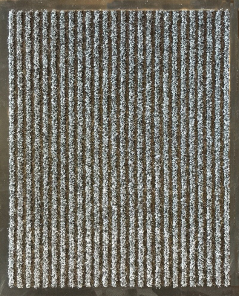 FELPUDO DOUBLE RIBBED FELPUDO DOUBLE RIBBED 1005 GREY 120X80CM