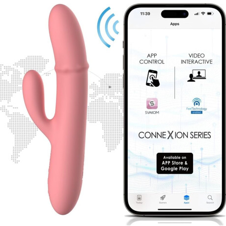 Vibrador Rabbit con Bolas de Empuje y APP Mora Neo Vibrador Rabbit con Bolas de Empuje y APP Mora Neo
