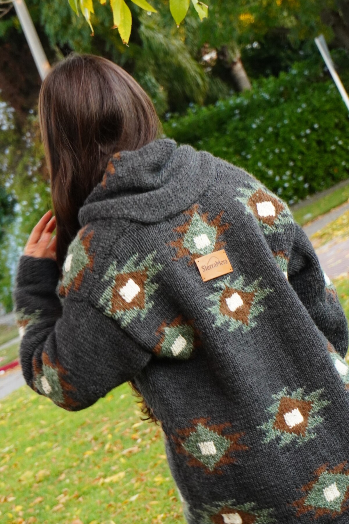 Saco Sony Lana Gris Oscuro