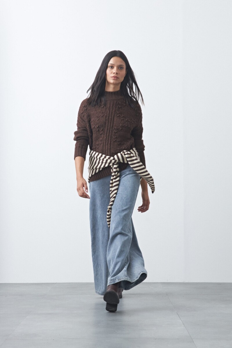 POLERA LINARES Chocolate