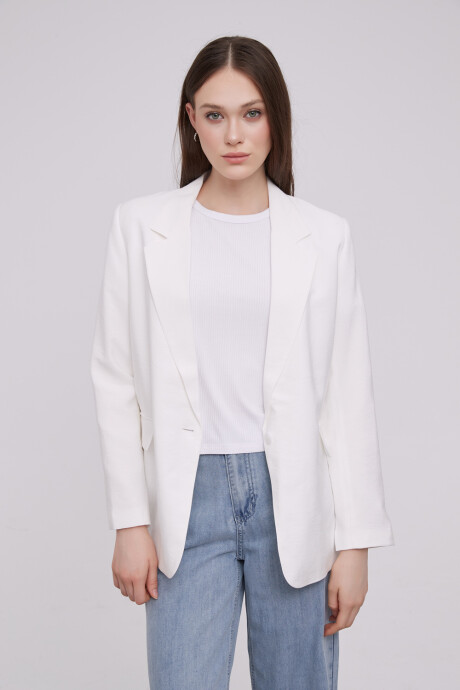 Blazer Abella Marfil / Off White