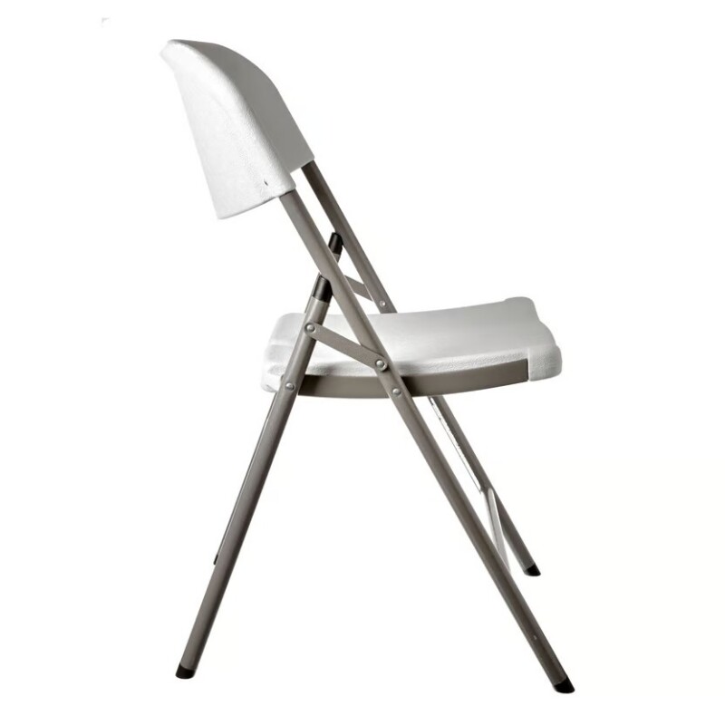 Silla de Exterior Plegable Blanca - Plegable, Apilable y Resistente - HY-Y56 Silla de Exterior Plegable Blanca - Plegable, Apilable y Resistente - HY-Y56