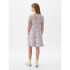 SS KNIT SKATER DRS MULTI FLORAL