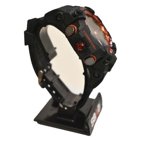 Reloj Deportivo de Pulsera con Pantalla Luz Led para Hombre Rojo