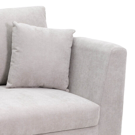 Sofá Belfast - Tela Microfibra - 2 cuerpos 2204 (Gris)