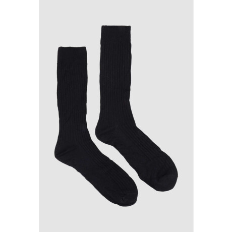 Medias de vestir sin elástico Negro