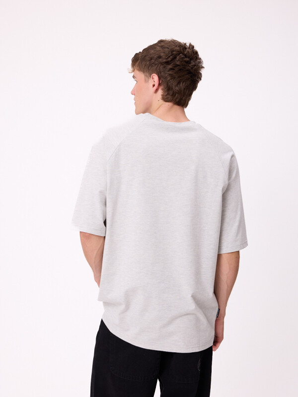 T-SHIRT AROON RUSTY Gris Melange