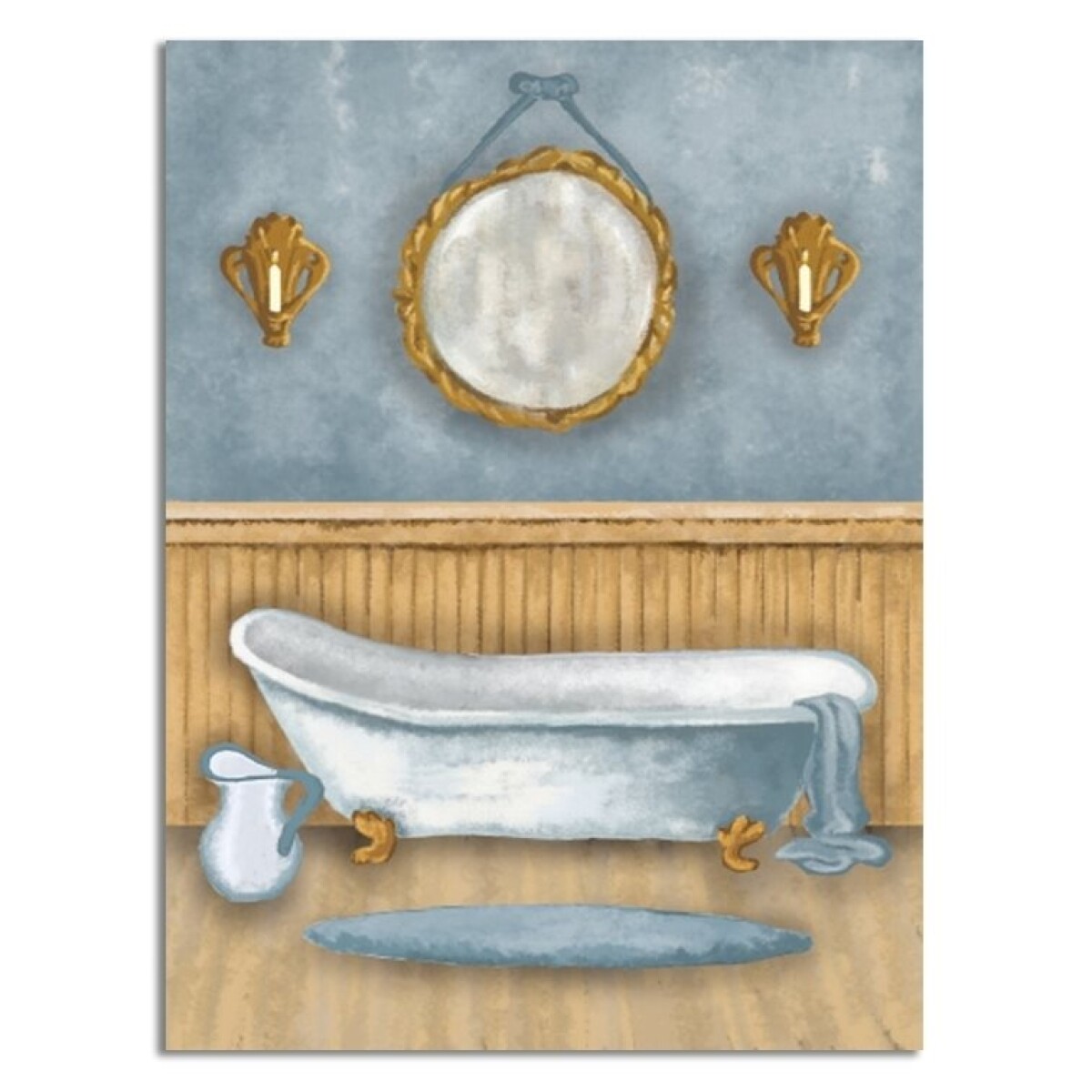 CUADRO CANVAS 30x40cm BAÑO 2 