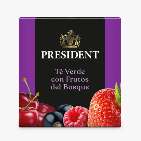 Té President línea sabores Té verde con frutos del bosque