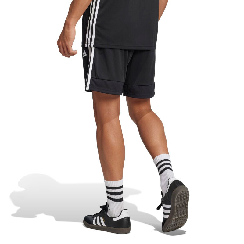 Short de Hombre Adidas Tiro Es Negro - Blanco
