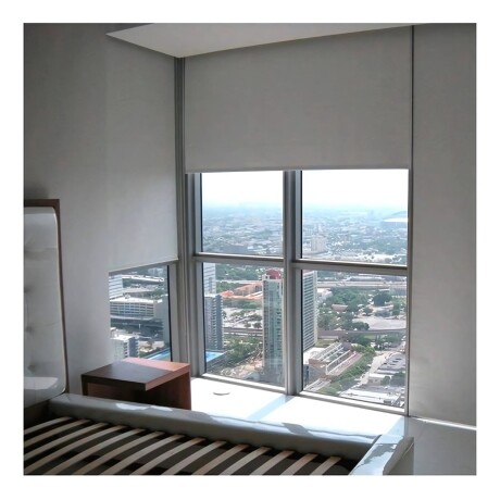 Cortina Roller Blackout Lumax 100 X 160 Cm Colores Gris