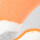 Pack x2 soquete deportivo de algodón Gris y naranja