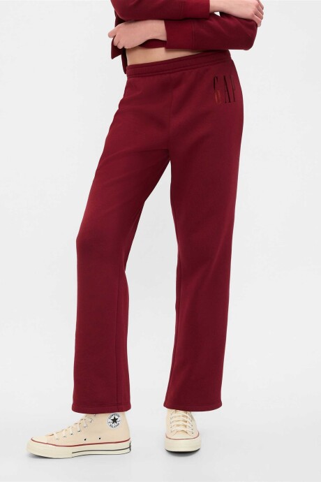 Pantalón Deportivo Sin Puño Logo Gap Mujer Red Delicious 2