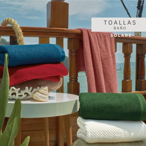 TOALLA DE BAÑO 67X140 ROJO