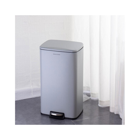 PAPELERA 30L LJT04-30 GRIS ACERO LJT04-30-2