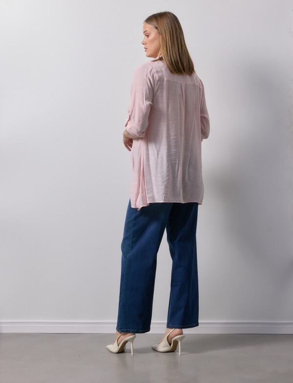 Camisa Larga ROSA