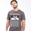 T-SHIRT BURNE DIXIE Gris Oscuro