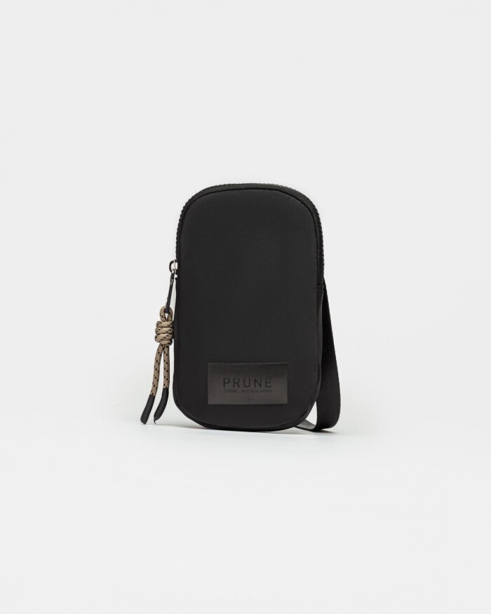 Porta celular Azami en nylon Negro
