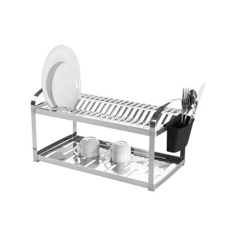 Escurridor de platos para 16 piezas Brinox en acero inox. Escurridor de platos para 16 piezas Brinox en acero inox.